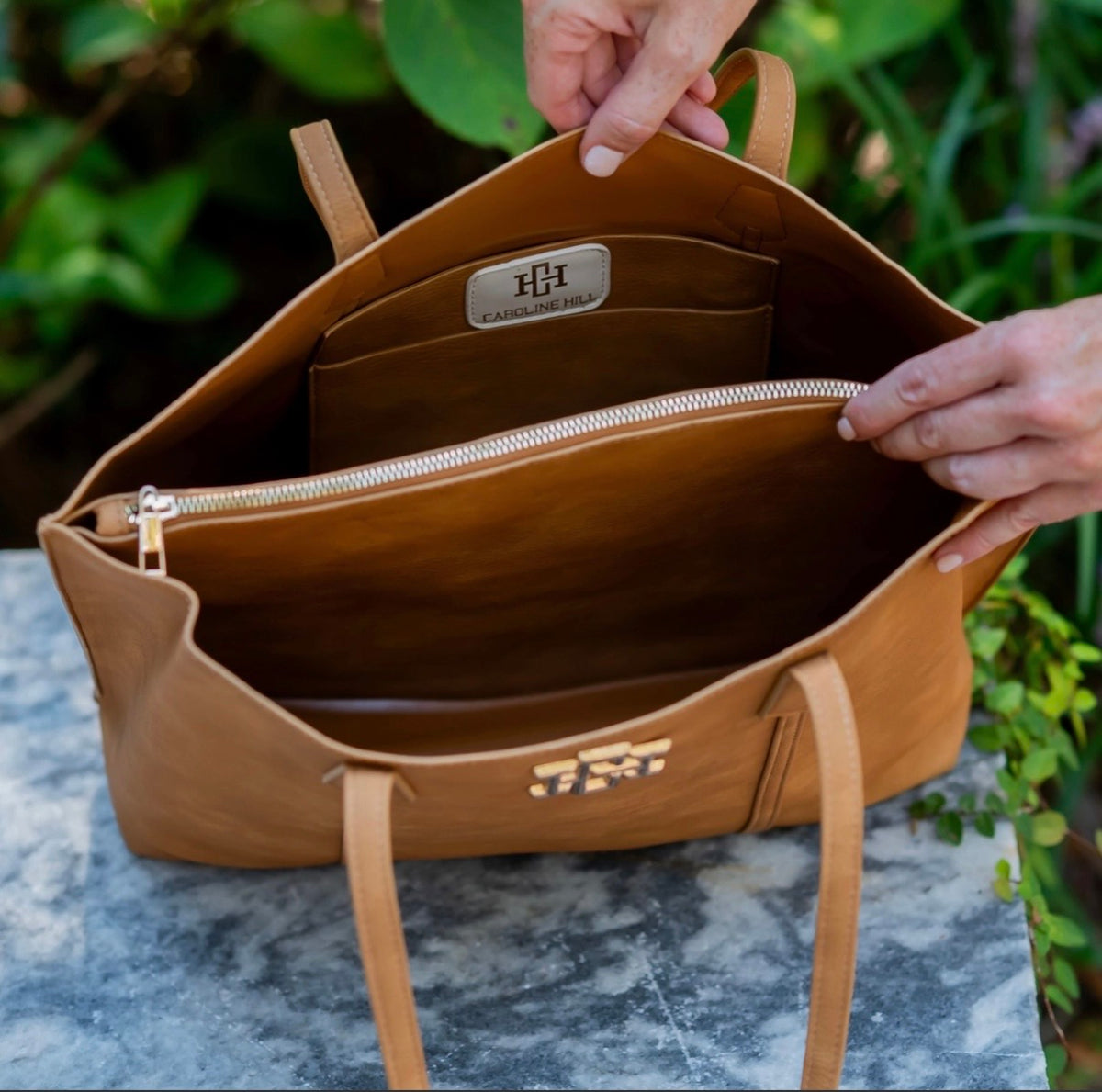 Carolina Hill Heath Tote Bag Mustard