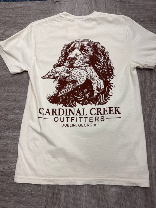 Cardinal Creek Boykin Tee in Ivory