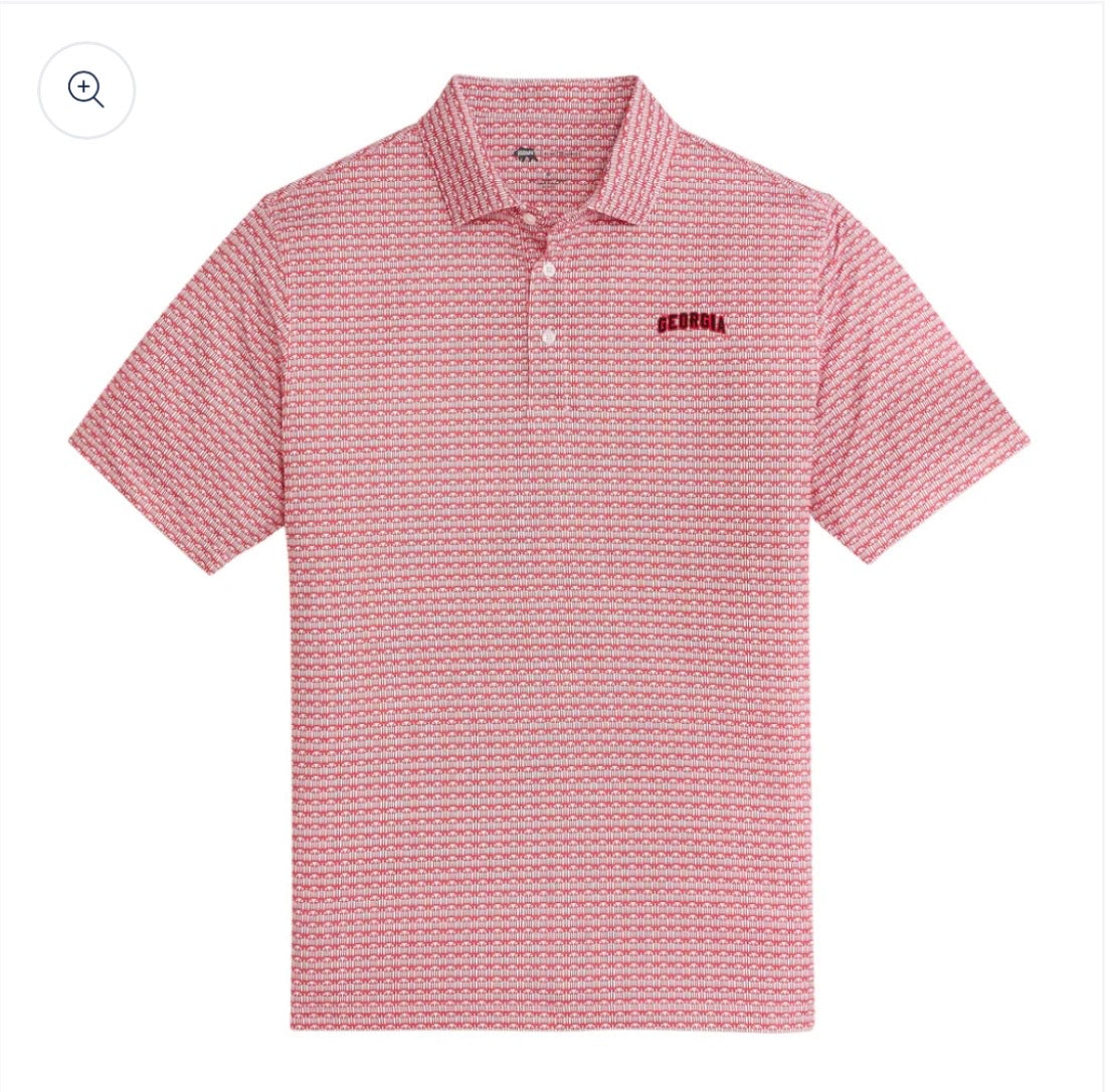 Onward Reserve UGA Arches Printed Polo