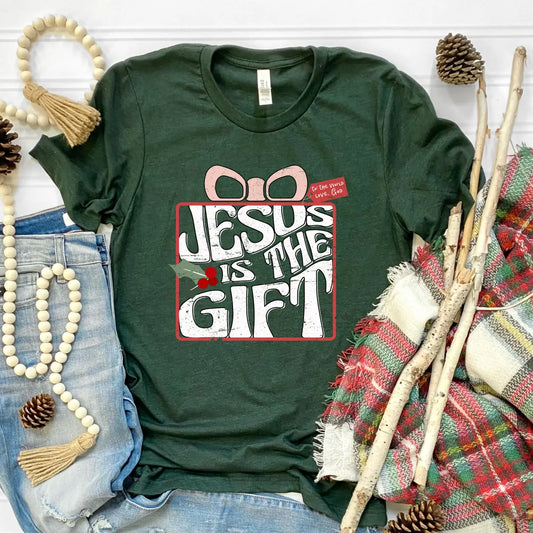 The Gift Graphic Tee in Green