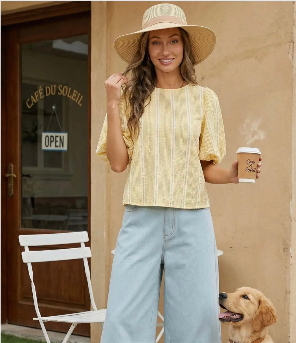 Sunny 2 Bow Accent Top