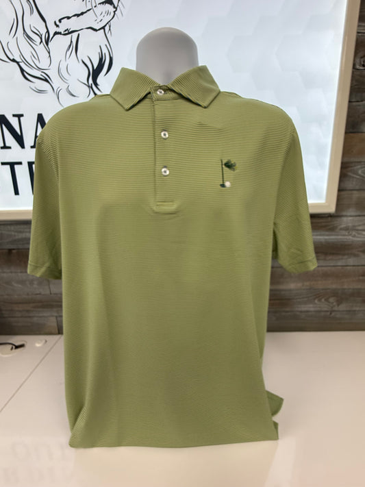 LumberJack Golf Logo Lime/Seablue Polo