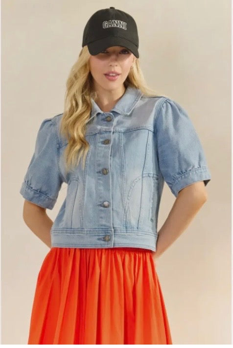 Jean Puff Sleeve Jacket by Veveret