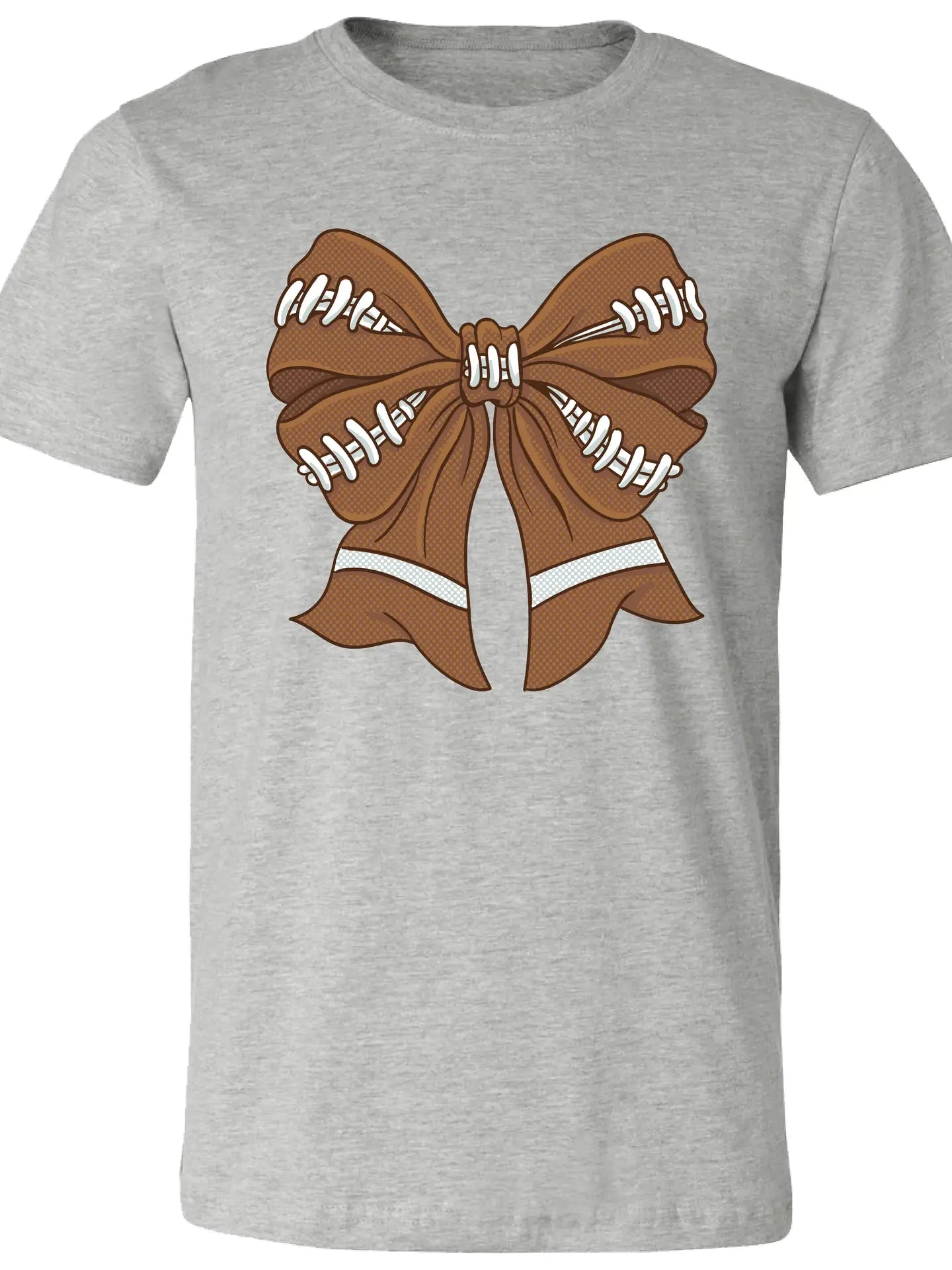 Lulu Mac Football Bow Tee