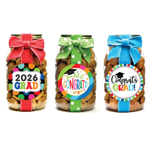 Oh Sugar Graduation Chocolate Chip Cookie Jar