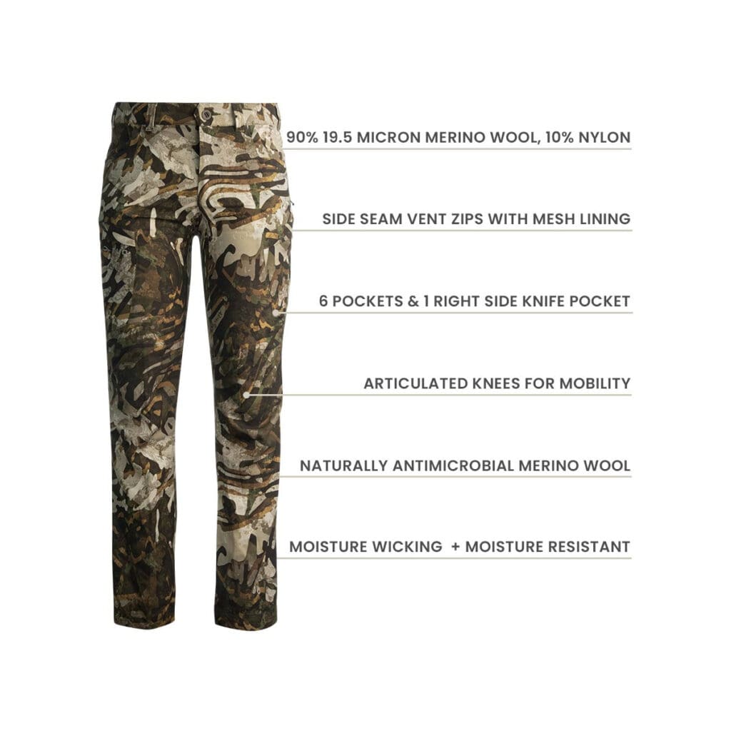 TUO Outdoors Velocity Merino Pant