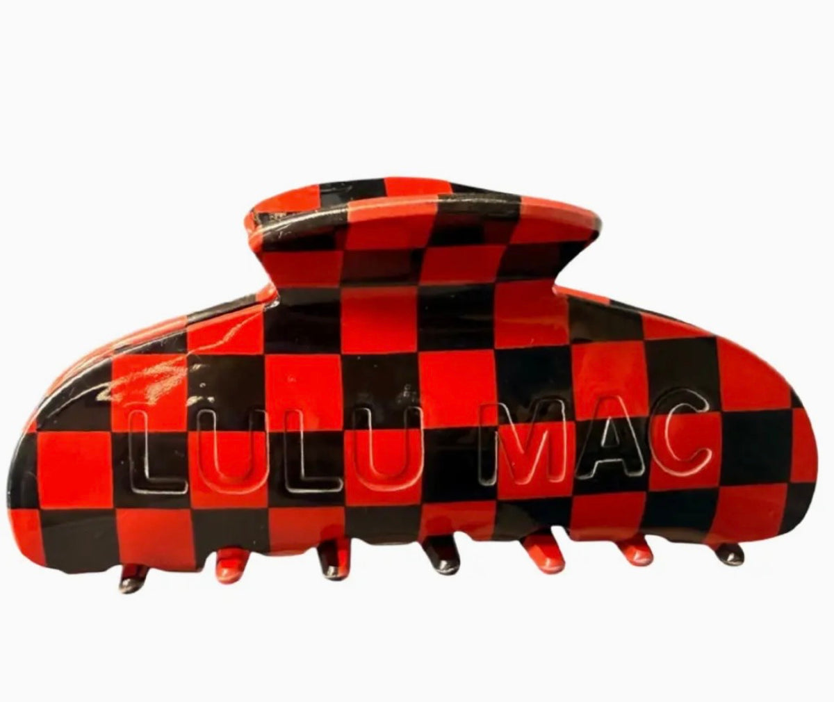 Lulu Mac Checkered Red/Black Clip