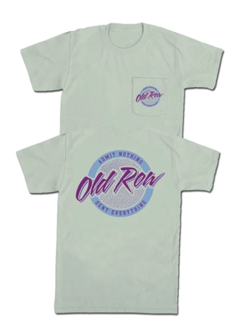 Old Row Outdoors 80s Camo Circle in Light Green