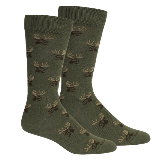 Brown Dog Buck Socks Sage