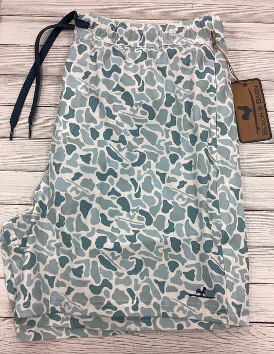 Beach & Barn Woodlands Swim Trunk Slate