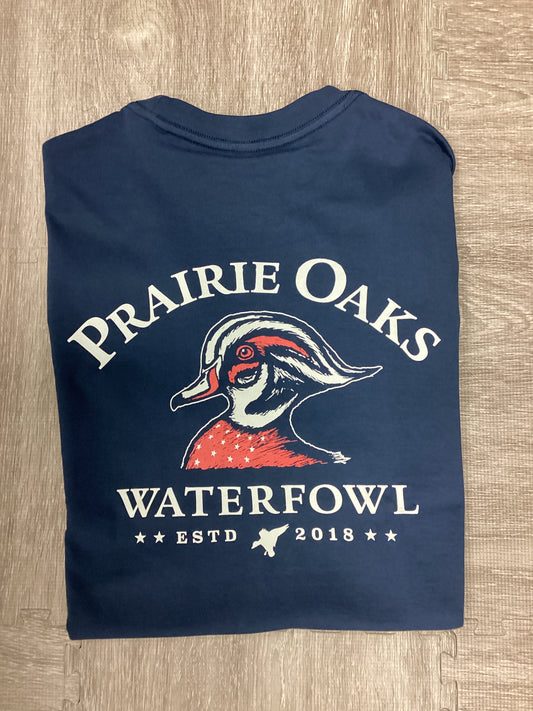 Prairie Oaks Waterfowl Sargasso Sea American Wood Duck Tee