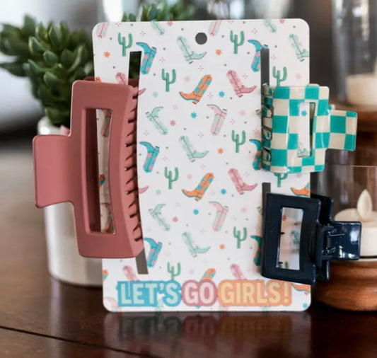 Let’s Go Girls Hair Clips by Jadelynn Brooke