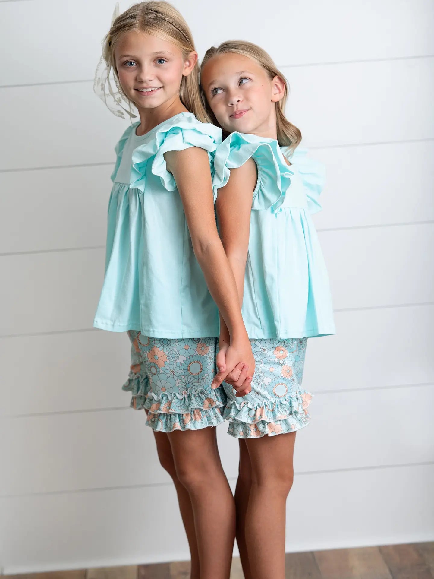 Sophia Lt Teal 2pc Outfit