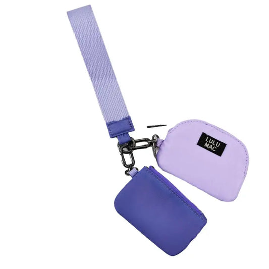 Lulu Mac Purple Wristlet