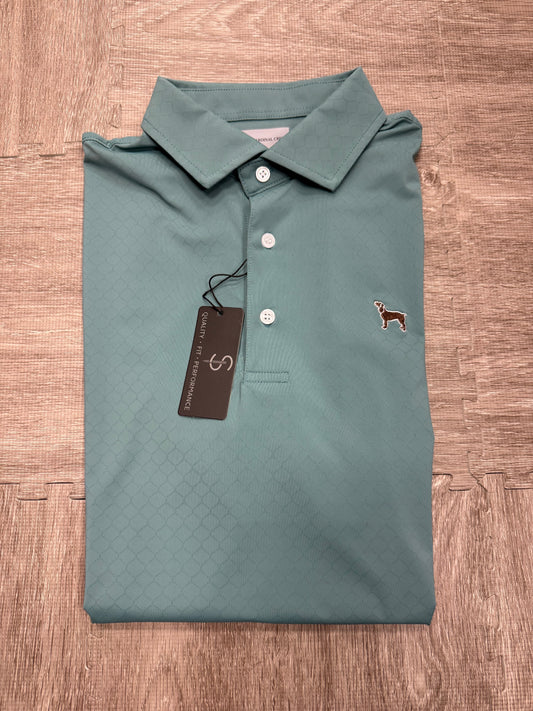 Cardinal Creek Teal Logo Polo