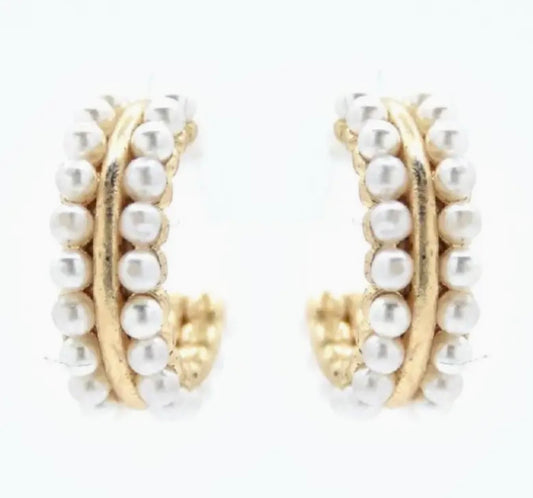 Margort Pearl Huggie