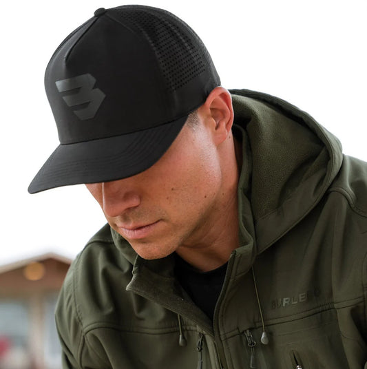 Burlebo Black Flying B Logo Cap