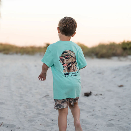 Burlebo Mallard Camo Dog tee for Boys