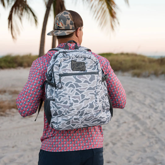 Burlebo White Camo Backpack