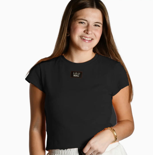 Lulu Mac Black Babydoll Top