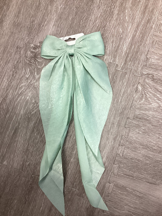 Mint Green Jumbo Bow Clip