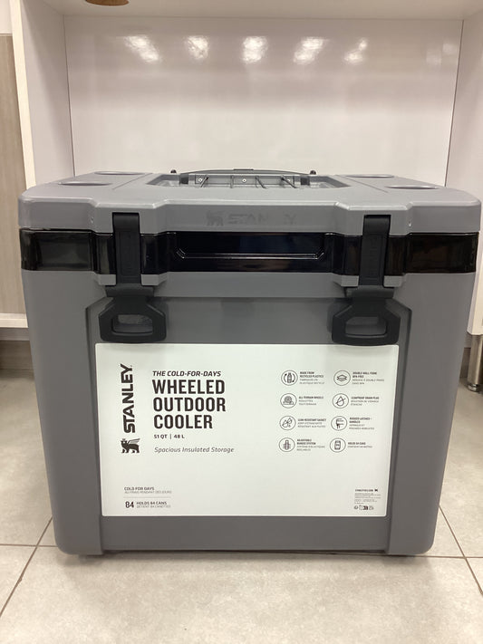 Stanley The Cold For Days Wheeled Outdoor Cooler 50 QT Black RNA
