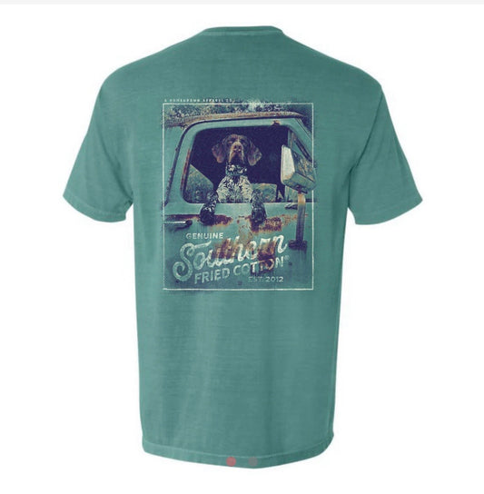Southern Fried Cotton Colt Tee in Seagram