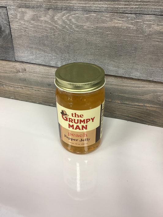 The Grumpy Man Peach Pepper Jelly 10oz