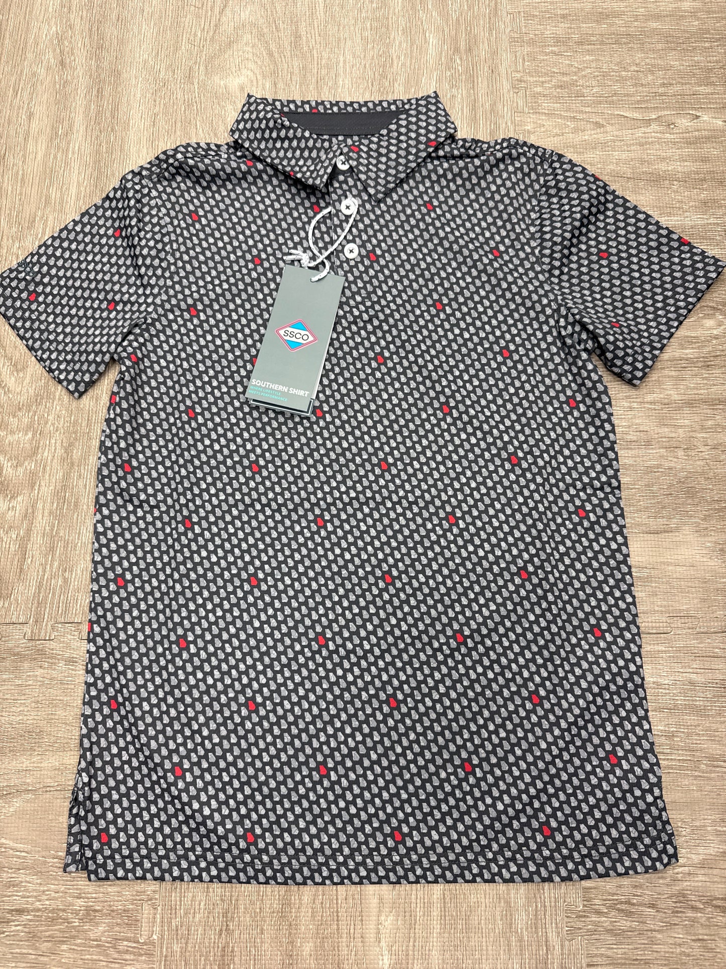 Southern Shirt Co Dawg Walk Camo Polo