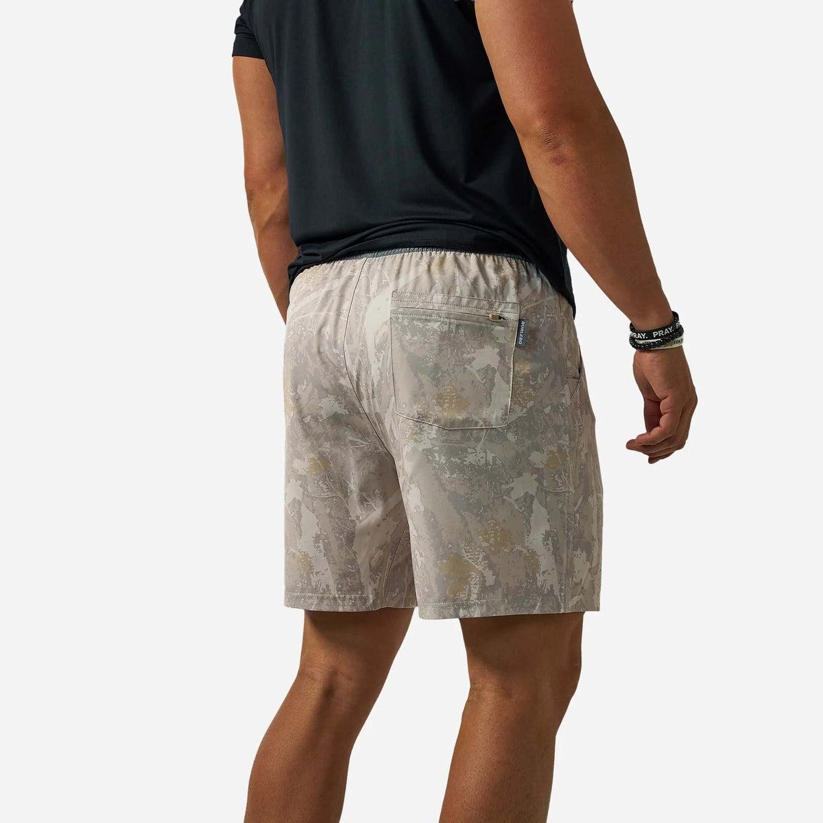 Burlebo Athletic Drifter Camo Shorts 7" Inseam