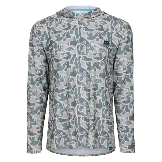 Avid Vintage Camo Hoodie Cypress