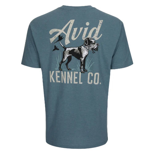 Avid Kennel Tee in Heather Goblin
