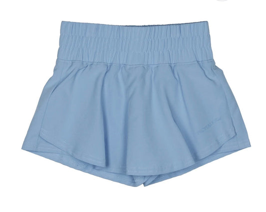 Properly Tied Girl’s Court Skort in Sky