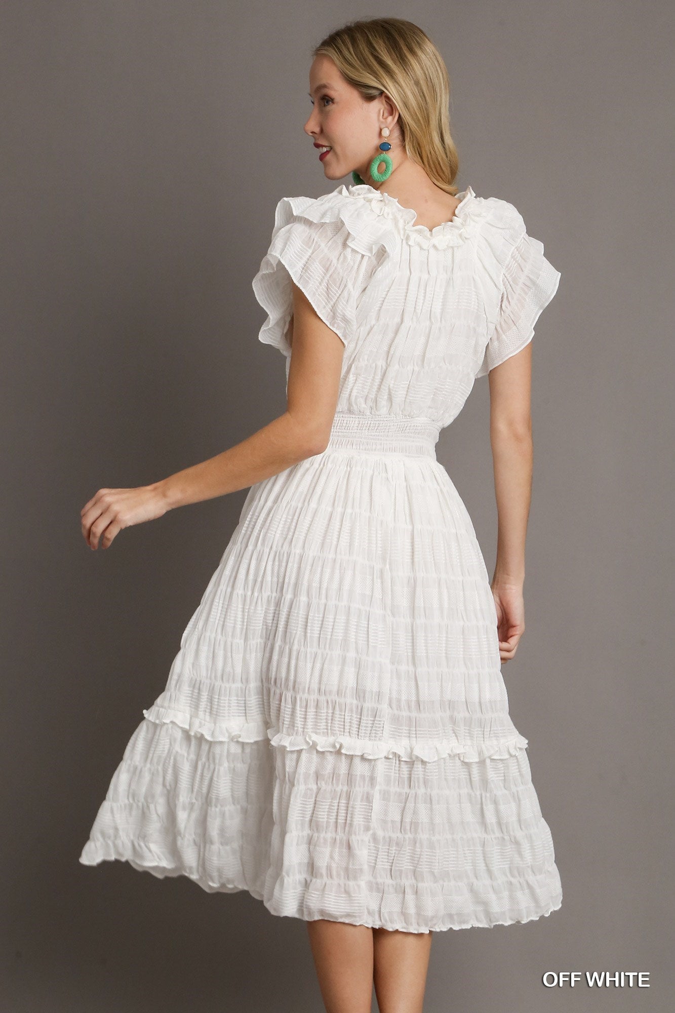 The Chloe Dress White