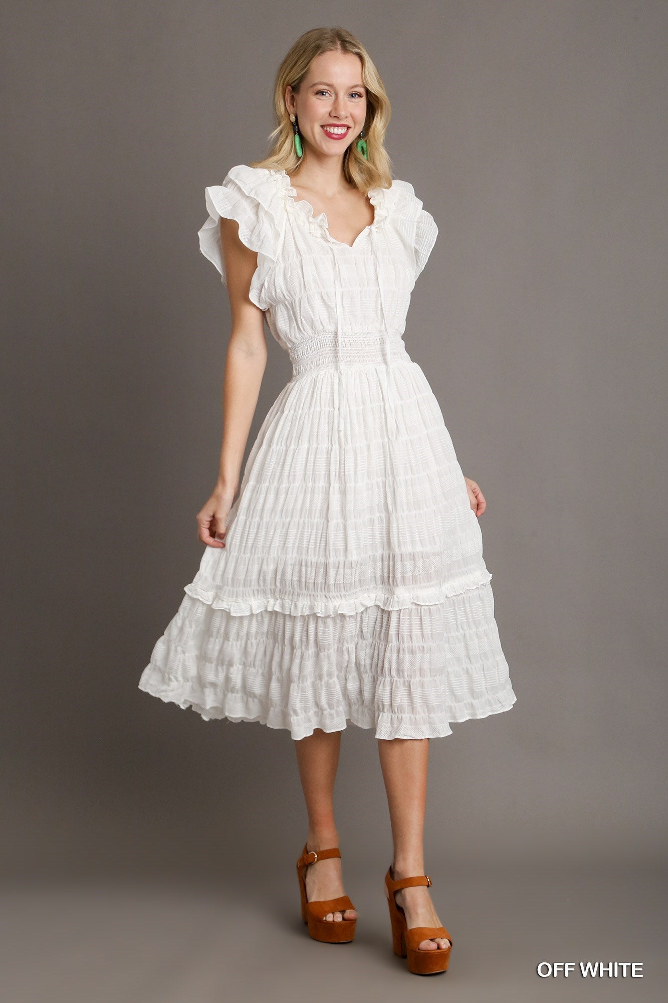 The Chloe Dress White