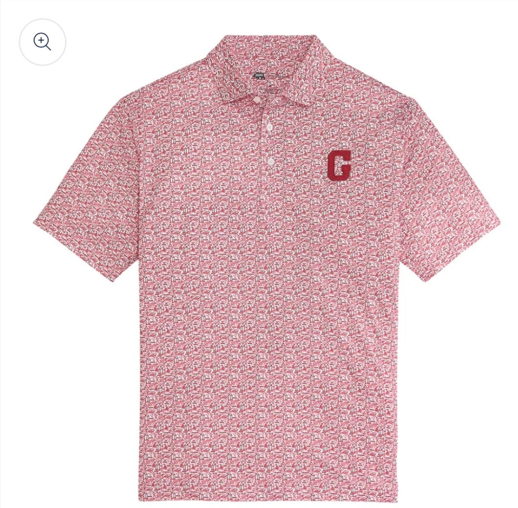 Onward Reserve UGA Icons Printed Polo