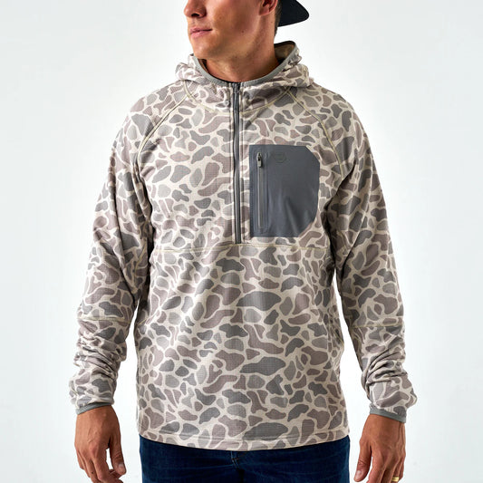 Burlebo Blaze Tech Quarter Zip Classic Deer