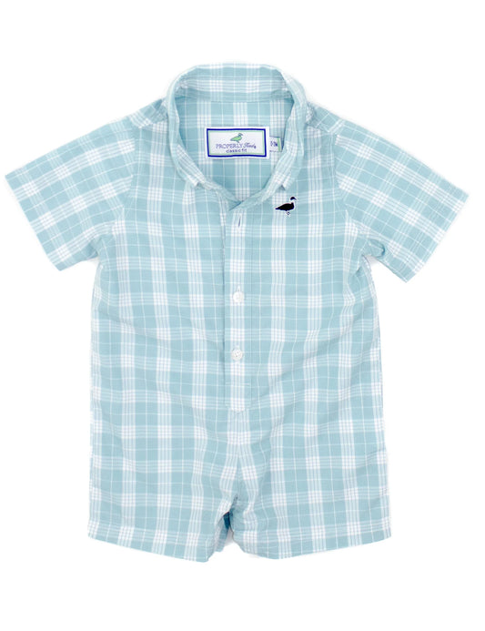 Properly Tied Baby Seasonal Shortall Spanish Moss