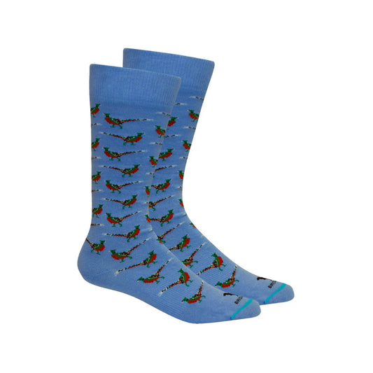 Brown Dog Boxwood Della Blue Socks
