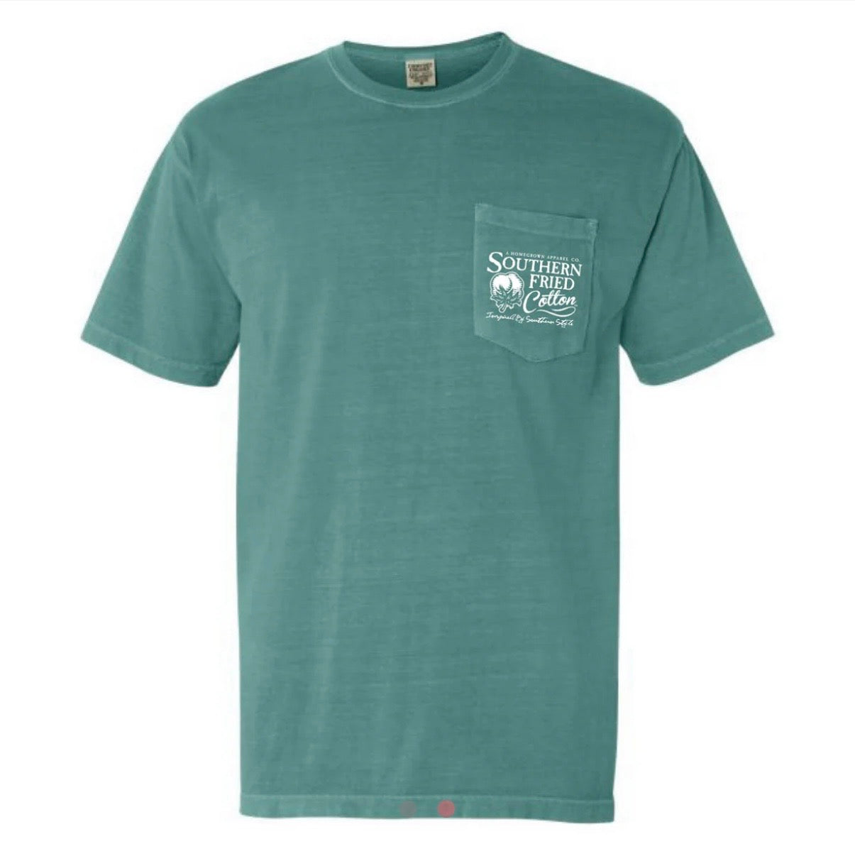 Southern Fried Cotton Colt Tee in Seagram