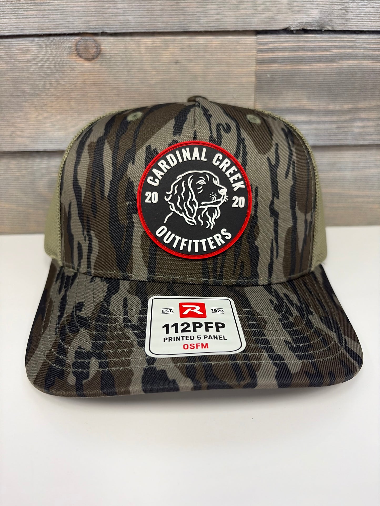 Cardinal Creek Logo Bottomland Camo Hat