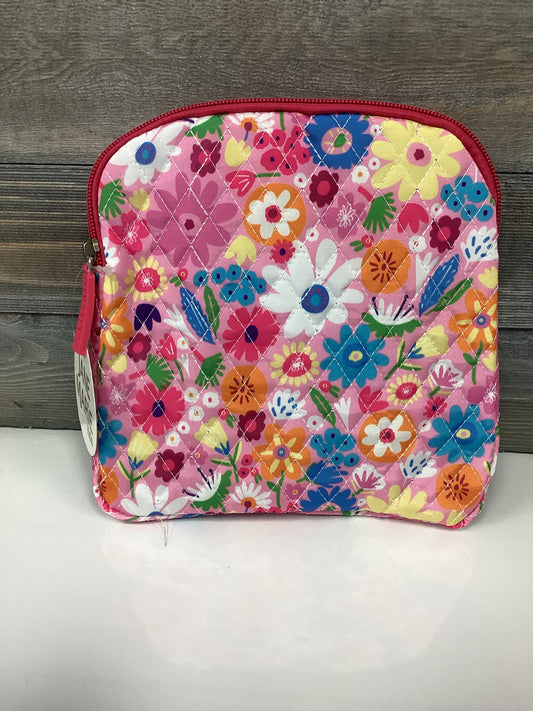 Girls Pink Floral Pencil Pouch