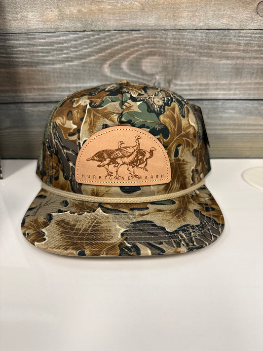 Hurricane Marsh Tres Pavos Turkey Roper Hat Realtree Advantage