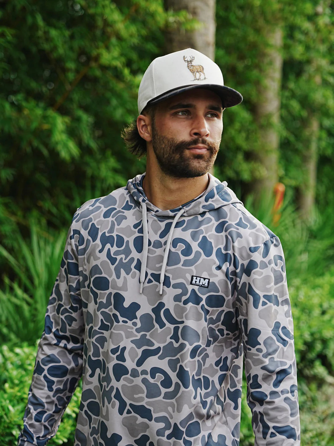Hurricane Marsh Cache Camo Performance Hoodie