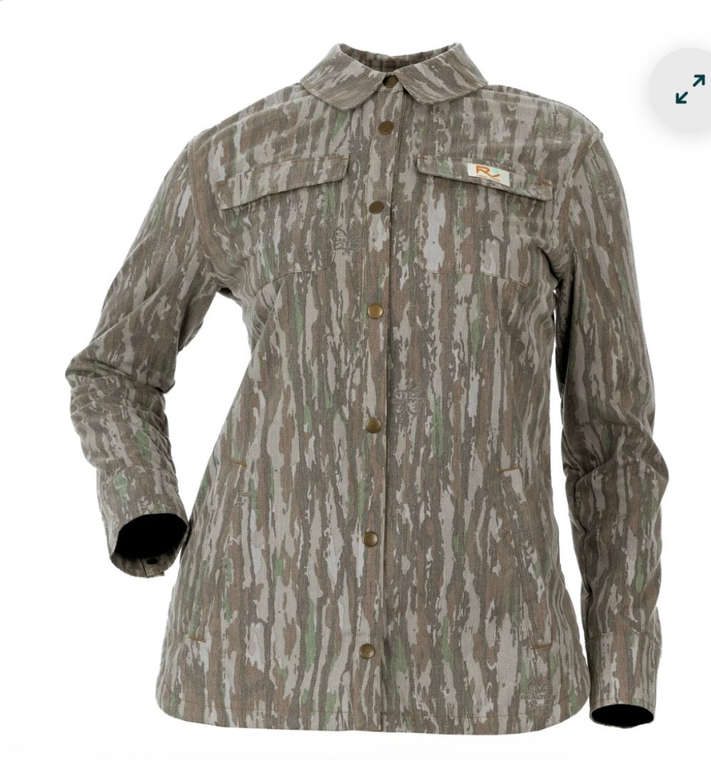 DSG Vintage Camo Shacket Faded Realtree