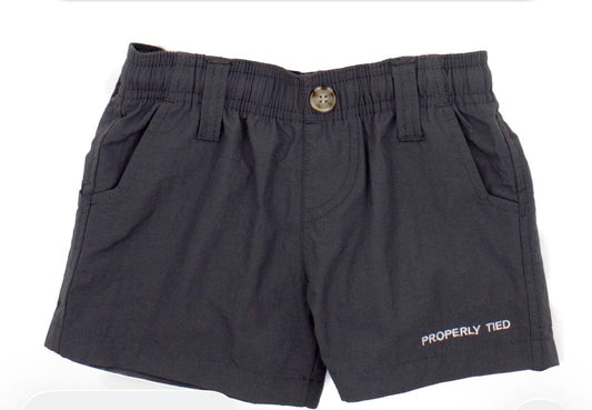 Properly Tied Mallard Shorts in Charcoal