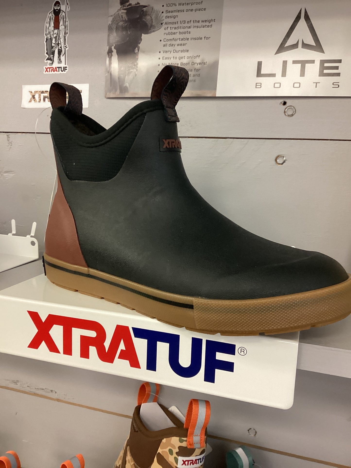 Men's 6" Black Ankle Deck Boot Camp Xtratuf Boots