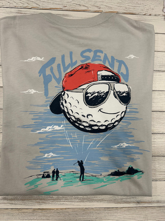 SSCO Full Send SS Tee in Oyster