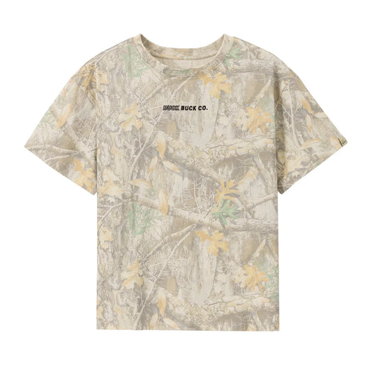 Duck Buck Co Oversized Washed Camo T-shirt Women