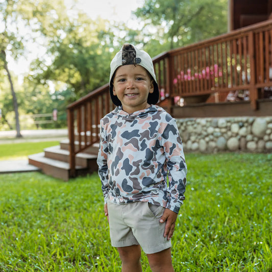 Burlebo Vintage Camo Youth Hoodie